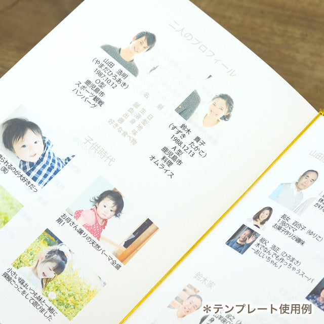 両家顔合わせしおり とり(6部セット)