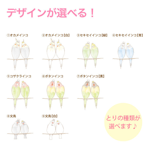 写真入りウェルカムボード とり