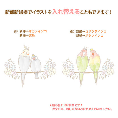 写真入りウェルカムボード とり