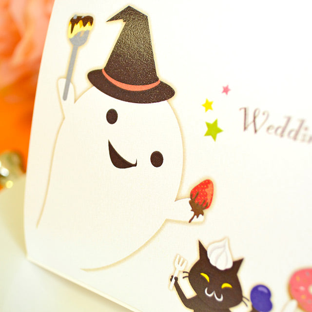 招待状 ハロウィン・ケーキ