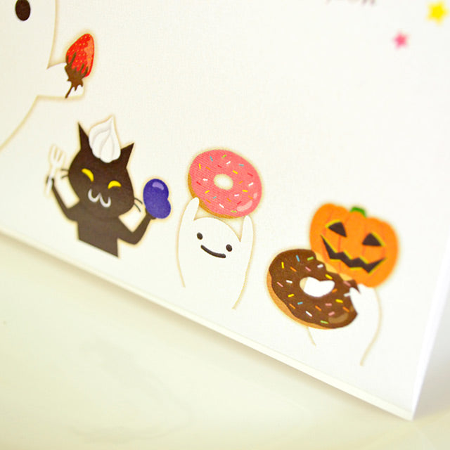 招待状 ハロウィン・ケーキ