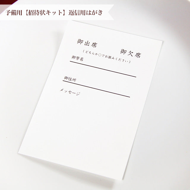 予備用パーツ 招待状キット