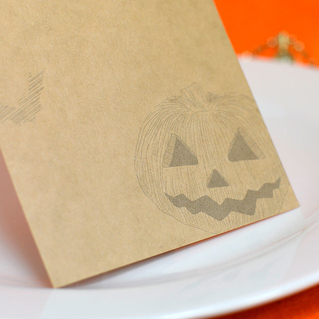 席札 ハロウィン・クラフト