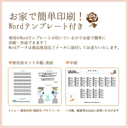 席次表 金魚 手作りキット