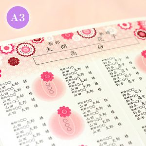 席次表 桜花爛漫 おまかせ完成品