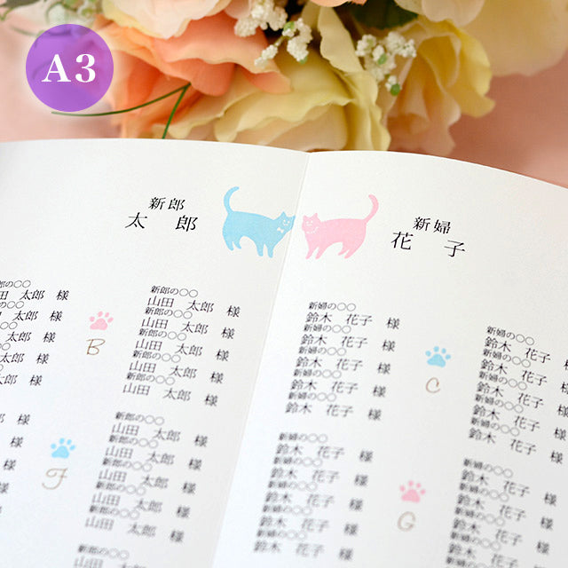 席次表 ゆるいねこ おまかせ完成品
