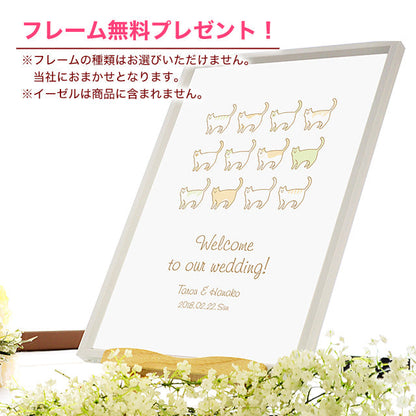 ウェルカムボード ゆるいねこ